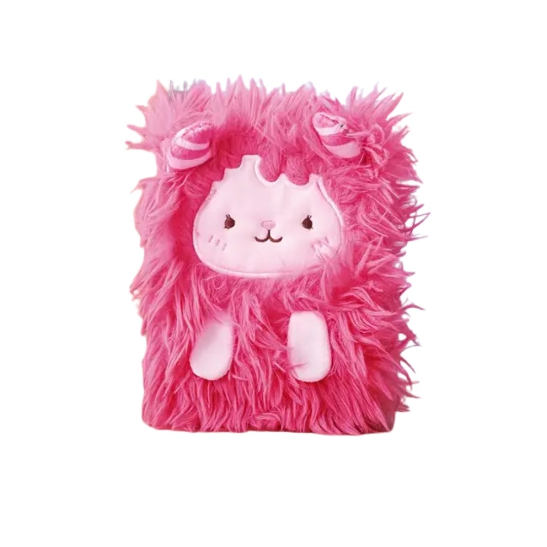 TGB-8206F KEDİLİ PELUŞ KAPAKLI HATIRA DEFTERİ*72