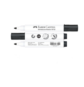 FABER C. W153 BEYAZ TAHTA KALEMİ SİYAH 10'LU *44