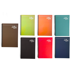 DEFFTER 17X24 SERT KAPAK SP.100YPR. KARELİ  DEFTER *48 >