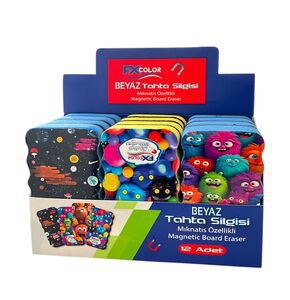 FX COLORS BTS-1122 EVA MIKNATISLI 12'Lİ TAHTA SİLGİSİ*60