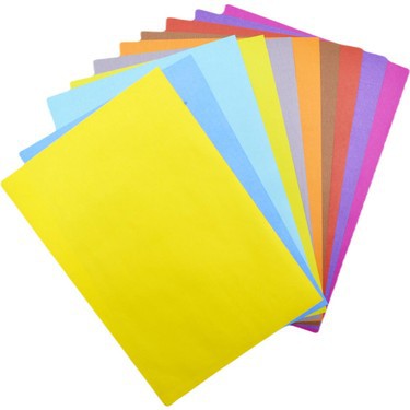 SİNGLE COLOR 10 RENK FON KARTONU 50 Lİ