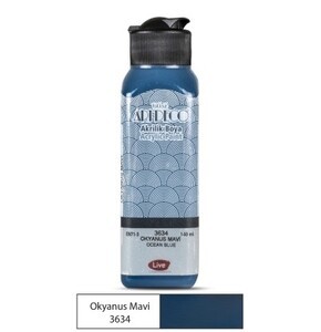 ARTDECO 3634 AKRİLİK BOYA 140ML OKYANUS MAVİSİ >