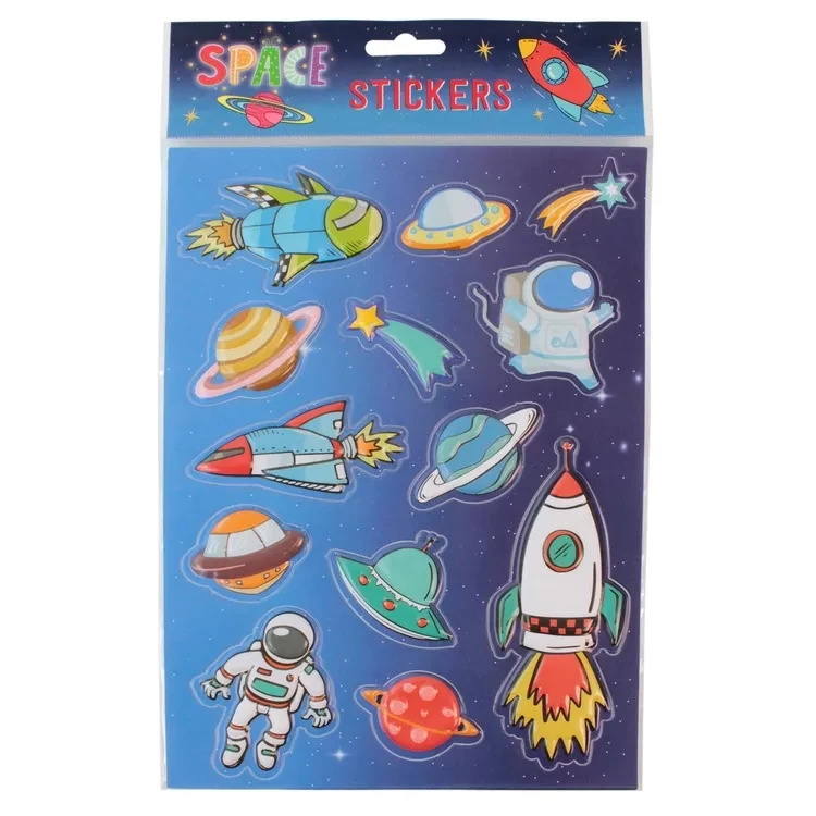 DOLPHIN SPC-4673 UZAY 3D STİCKER ^ >