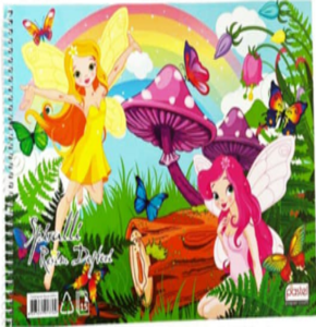 PASTEL KARTON KPK. RESİM DEFTERİ 17*24 SPİRALLİ  *24