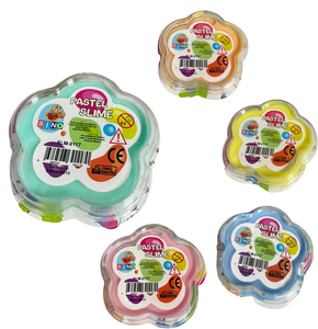 SİNO SLM-0117 PAPATYA KUTU PASTEL SLİME 48'Lİ