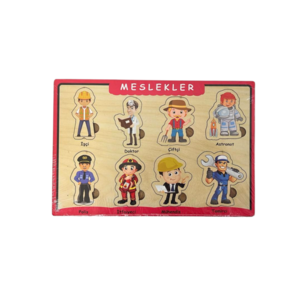 AHŞAP PUZZLE MESLEKLER HEDİYELİ DERGİ *36