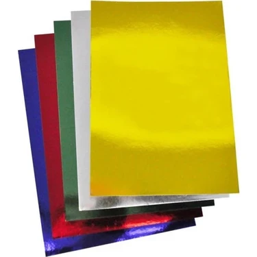 SİNGLE COLOR 50X70 METALİK AYNALI KARTON KARIŞIK 10LU*20