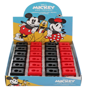 KAMP.MINNIE&MICKEY  LABİRENTLİ HAZNELİ ÇİFT BIÇAKLI KALEMTIRAŞ M&M 24'LÜ ^*720