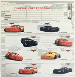 KESKİN CARS DERS PROG. ETİKET 3'LÜ PK:50'Lİ *8 ^