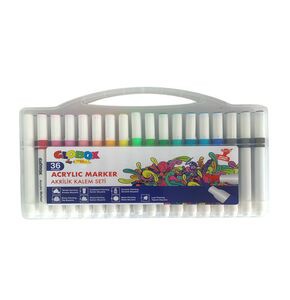 GLOBOX 3687 AKRİLİK KALEM SETİ 36'LI *48