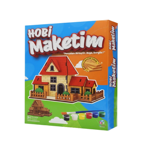 HED 05 AHŞAP MAKET BOYAMA SETİ VİLLA