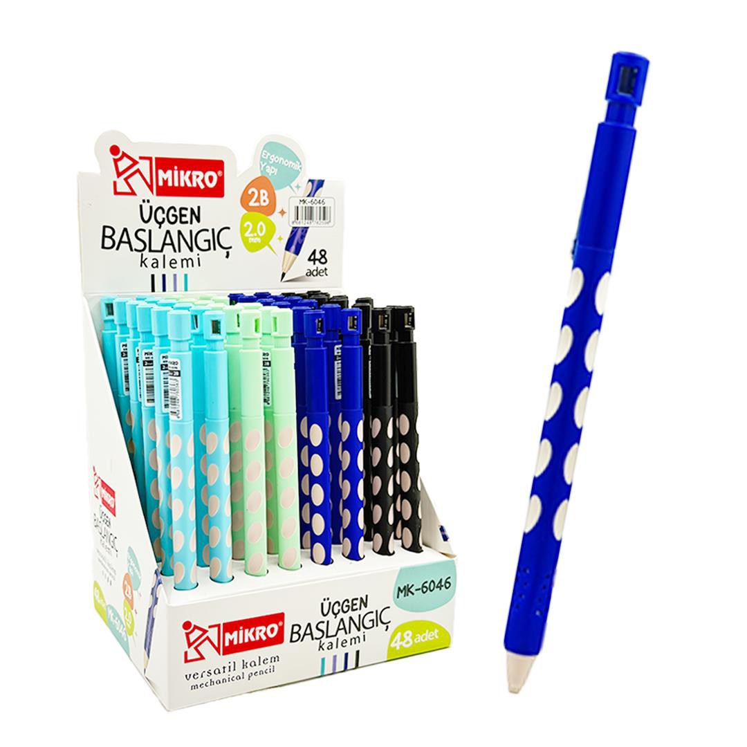 MİKRO MK-6046 STANDLI (2MM) BAŞLANGIÇ KALEMİ 48'Lİ