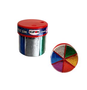 KUPON KES-108 TUZLUKLU 6 RENK TOZ SİM KARIŞIK 120GR.6'LI PAKET