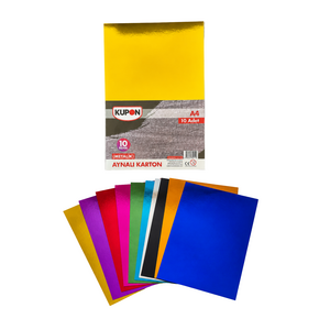 KUPON KFK-400 METALİK AYNALI KARTON A4 10 RENK *100