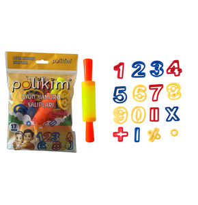 POLİKİM OYUN HAMUR KALIPLARI 17 PARÇA*130