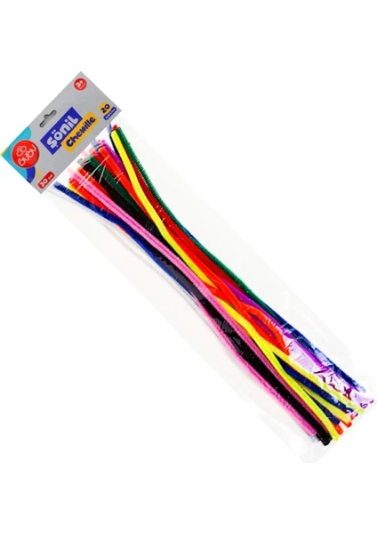 BUBU-SON001 DÜZ ŞÖNİL 30CM 25Lİ