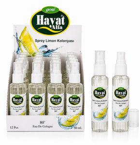 HAYAT ALFA LİMON KOLONYASI 150ML 12'Lİ*8