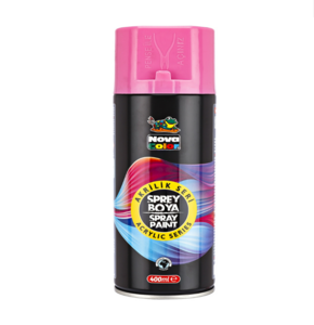 NOVA COLOR AKRİLİK SPREY BOYA 400 ML -PEMBE
