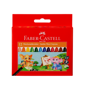 FABER CASTEL SÜPER YIKANABİLİR MUM BOYA 12RENK