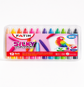 FATİH 50243 SILKY GEL CRAYONS ÇEVİRMELİ MUM BOYA 12 RENK