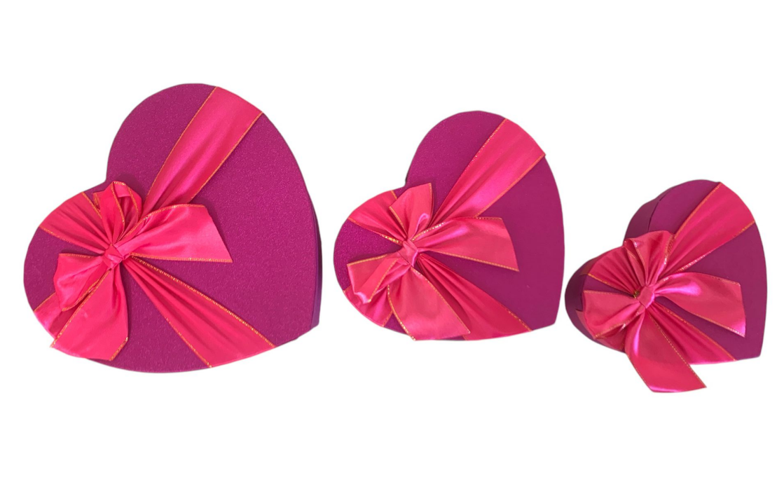 FİXPOİNT  K-1209 KALP SİMLİ KARMA HEDİYE KUTUSU 3'LÜ *36