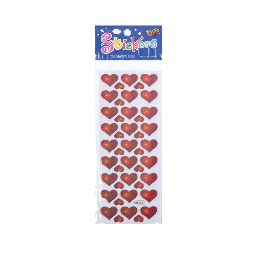 ALPER CB-342 KALP KÜÇÜK STİCKER 20Lİ