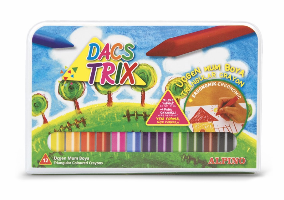 ALPINO DA-125 DACSTRIK ÜÇGEN MUM BOYA 12'Lİ *60