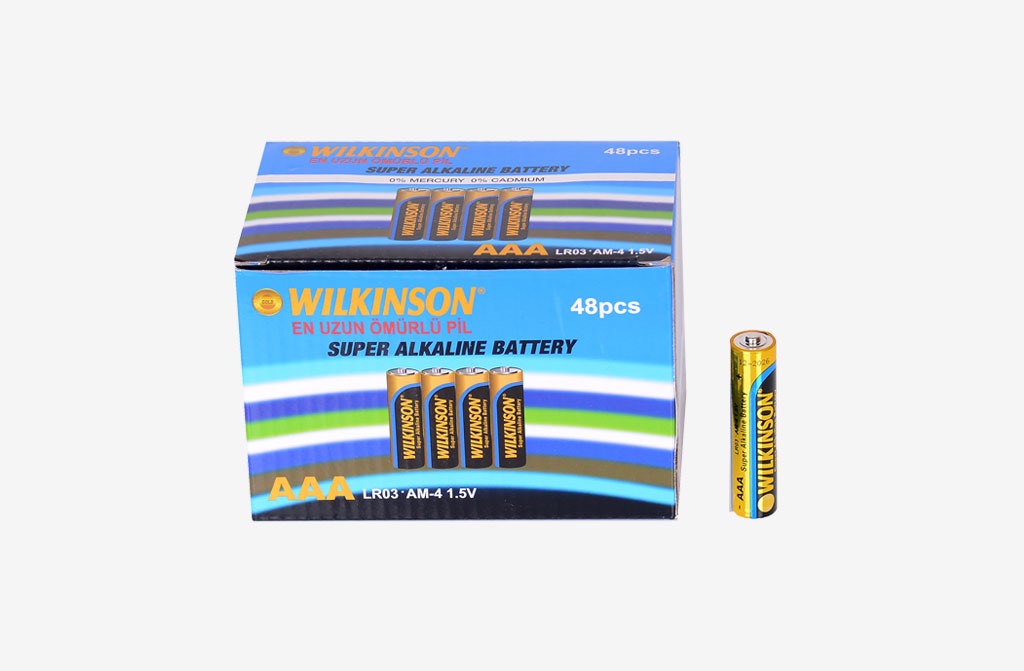 WILKINSON LR03 ALKALİN İNCE PİL 4'LÜ*12