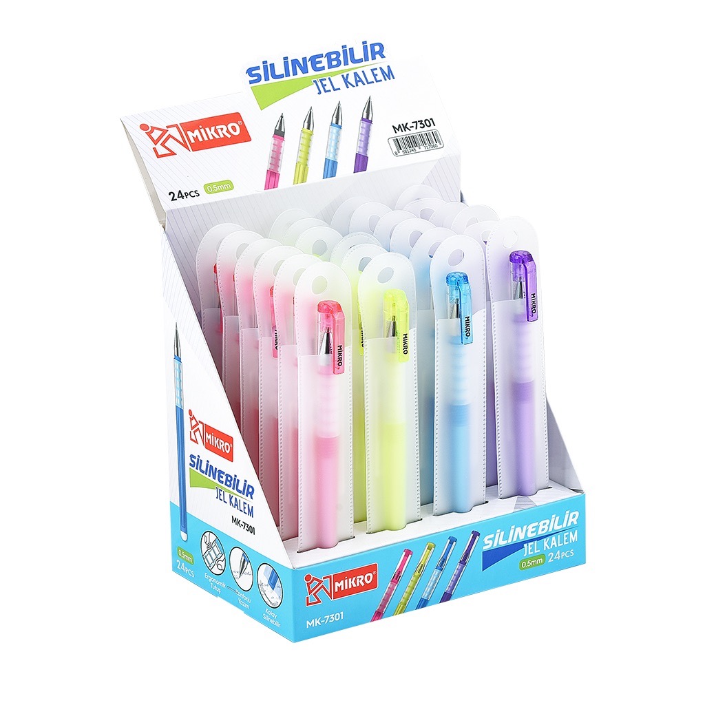 MİKRO MK-7301 SİLİNEBİLİR JEL KALEM 24LÜ MİKRO MK-7301 SİLİNEBİLİR JEL KALEM 24LÜ