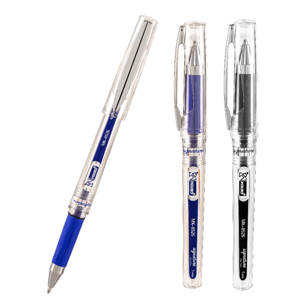 MİKRO MK-8526 İMZA KALEMİ SİYAH 12Lİ