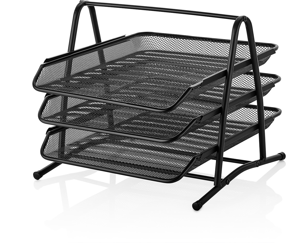 MİMAKS MRF-3 METAL EVRAK RAFI 3'LÜ SİYAH *12