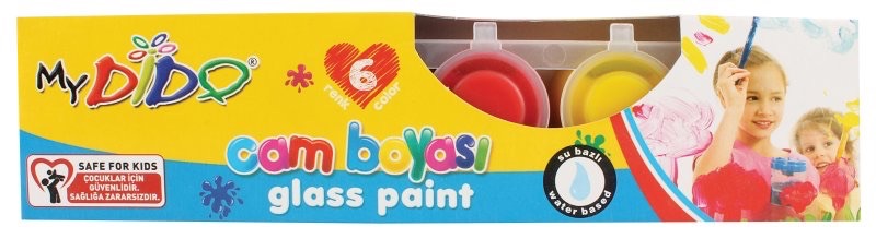 MYDİDO MY33 CAM BOYASI 6 RENK *60
