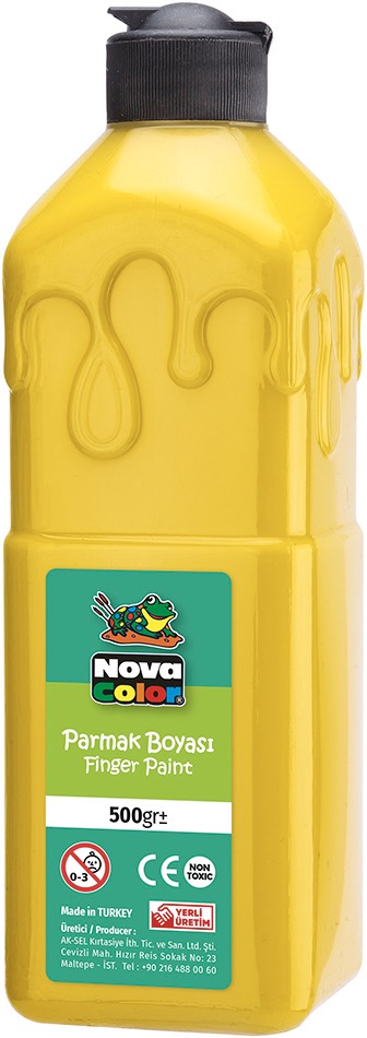 NOVA COLOR NC-370 SARI PARMAK BOYASİ 500 GR  *24
