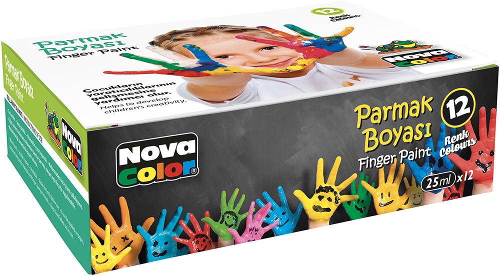 NOVA COLOR NC-460 PARMAK BOYASI 12 RENK*24